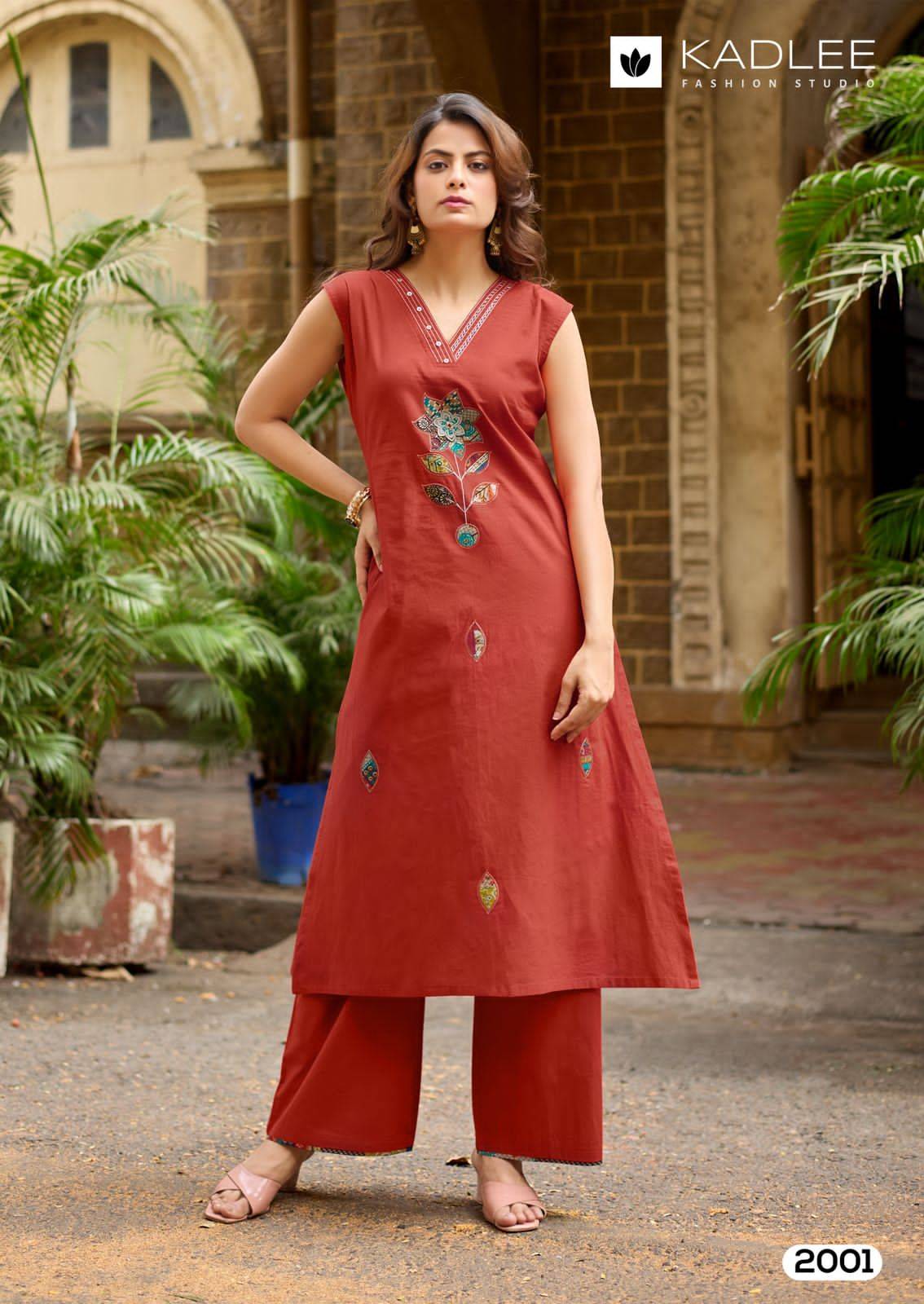  Rose Petal By KADLEE 2001 To 2006 Series Beautiful Festive Suits Colorful Stylish Dhabu Cotton Kurtis At Wholesale Price